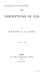 THE INSCRIPTION OF KOS